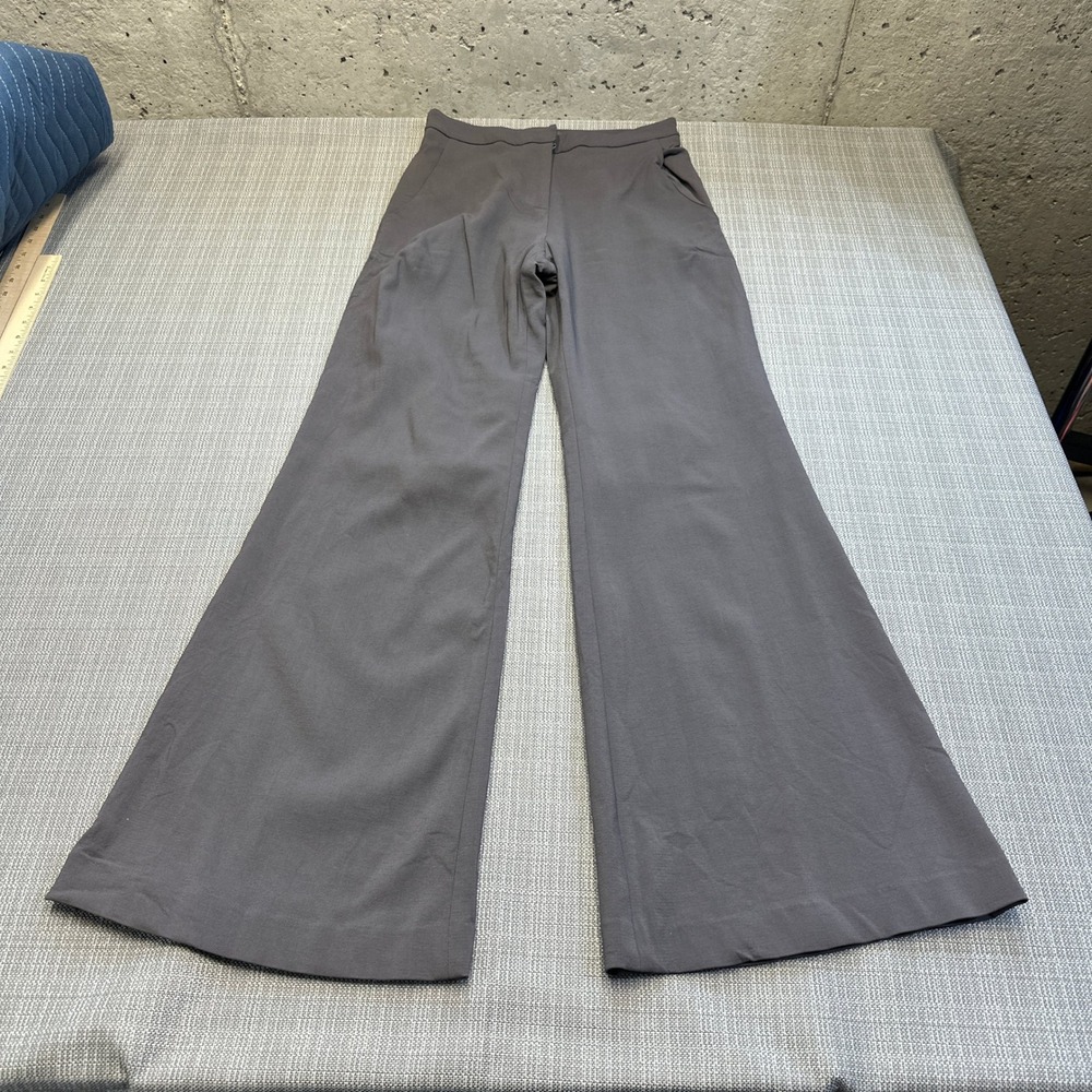 Zac Posen Wide Leg Flare Dress Pants Womens Size‎ 8 High Rise Trousers Lined